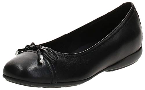 Geox D ANNYTAH D, Bailarinas Mujer, Negro (Black C9997), 41 EU