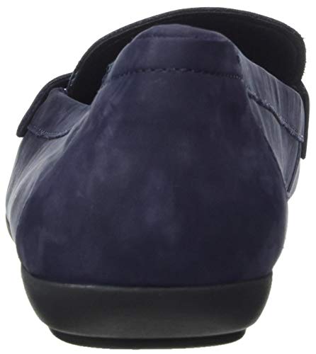 Geox D ANNYTAH Moc A, Mocasines Mujer, Azul (Dk Blue C4007), 37 EU