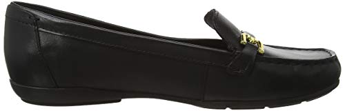 Geox D ANNYTAH Moc A, Mocasines Mujer, Negro (Black C9997), 42 EU