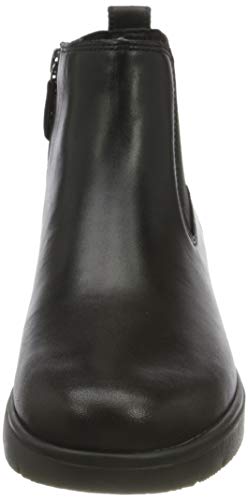 Geox D ARLARA G, Barco Chelsea Mujer, Negro, 40 EU