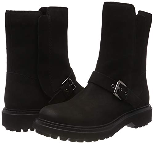 Geox D ASHEELY D, Botas Estilo Motero Mujer, (Black C9999), 40 EU