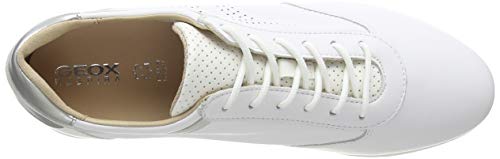 Geox D Avery C, Zapatillas Mujer, Blanco (White C1000), 41 EU