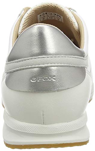 Geox D Avery C, Zapatillas Mujer, Blanco (White C1000), 41 EU