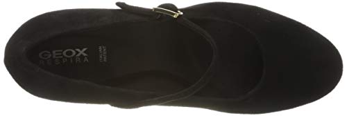 GEOX D CALINDA MID K BLACK/GOLD Women's Mary Janes Mary Jane size 37,5(EU)