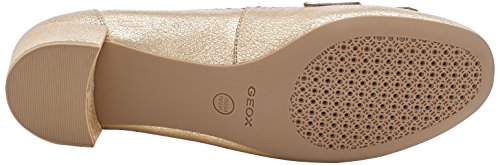 Geox D Carey C, Zapatos de Tacón Mujer, Dorado (Lt Taupe), 38 EU