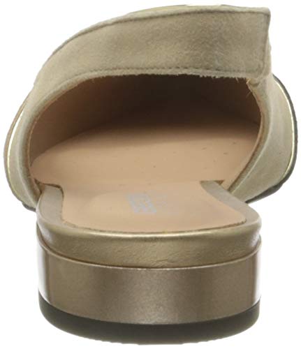 Geox D CHARYSSA B, Ballet Flat Mujer, Coral Negro, 36 EU