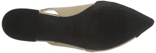 Geox D CHARYSSA B, Ballet Flat Mujer, Coral Negro, 36 EU