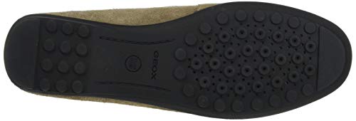 Geox D Elidia A, Moccasin Mujer, Beige Oscuro, 41 EU