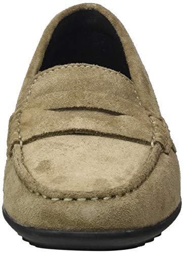 Geox D Elidia A, Moccasin Mujer, Beige Oscuro, 41 EU