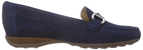 Geox D EUXO D, Mocasines Mujer, Azul (DK Royal C4072), 36 EU