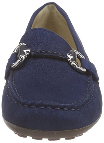 Geox D EUXO D, Mocasines Mujer, Azul (DK Royal C4072), 36 EU