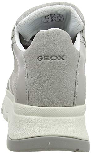 GEOX D FALENA B ABX C LT GREY Women's Trainers Low-Top Trainers size 38(EU)
