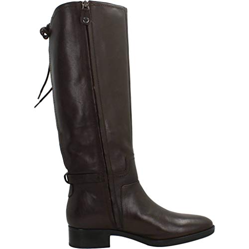 Geox D Felicity B, Botas Altas Mujer, Marrón (Coffee C6009), 37 EU