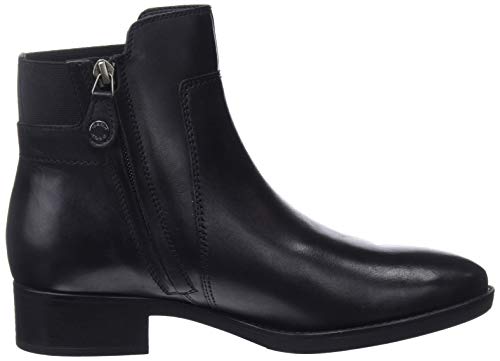 Geox D Felicity F, Ankle Boot Mujer, Negro (Black C9999), 40 EU