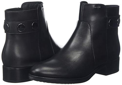 Geox D Felicity NP ABX A, Botines Mujer, Negro (Black C9999), 39 EU