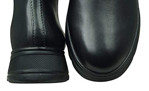 Geox D HOSMOS B ABX A, Botas Estilo Motero Mujer, Negro (Black C9999), 36 EU