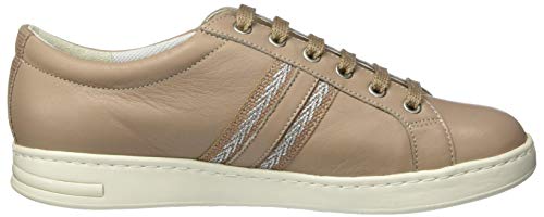 Geox D Jaysen A, Sneaker Mujer, Gris Claro, 38 EU