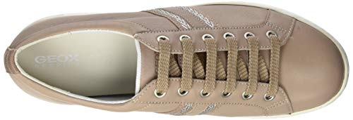 Geox D Jaysen A, Sneaker Mujer, Gris Claro, 38 EU