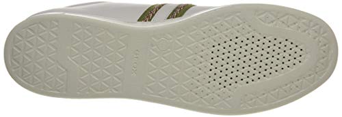 Geox D Jaysen A, Sneaker Mujer, Off Blanco Oliva, 38 EU