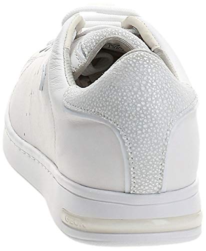 Geox D Jaysen A, Zapatillas Mujer, Blanco (White), 36 EU
