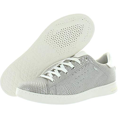 Geox D Jaysen A, Zapatillas Mujer, Plateado (Silver), 37 EU