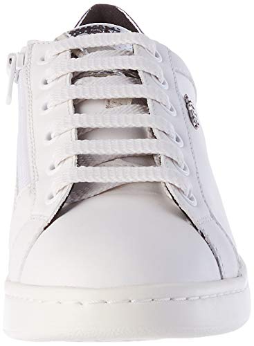 GEOX D JAYSEN B WHITE/SILVER Women's Trainers Low-Top Trainers size 38(EU)