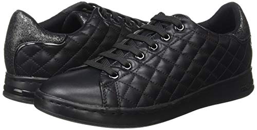 Geox D Jaysen D, Zapatillas Mujer, Negro (Black C9999), 39 EU