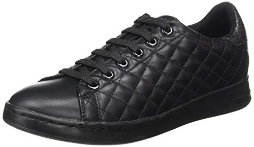 Geox D Jaysen D, Zapatillas Mujer, Negro (Black C9999), 39 EU