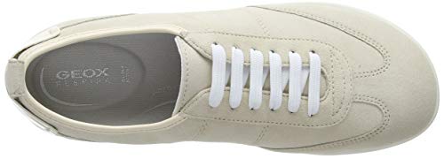 Geox D JEARL D, Zapatillas Mujer, Beige (Cream C5002), 38 EU