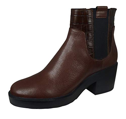 Geox D KENLY Mid A, Botas Chelsea Mujer, (Brown C0013), 40 EU