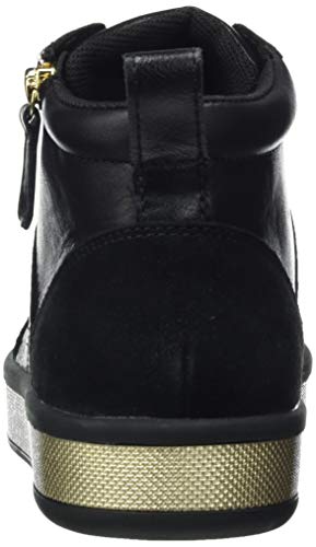 GEOX D LEELU' G BLACK Women's Trainers Hi-Top Trainers size 37(EU)