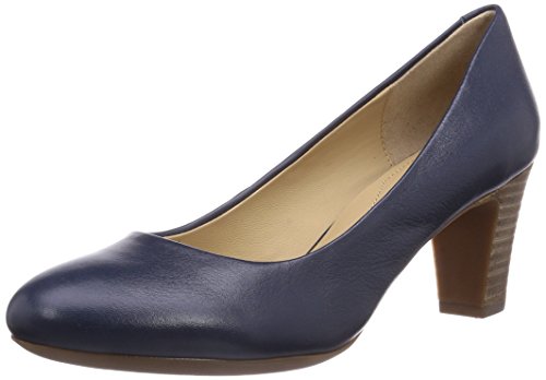 Geox D MARIEC.Mid B - Zapatos de tacón para Mujer, Color Blau (navyc4002), Talla 37
