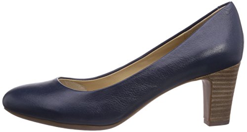 Geox D MARIEC.Mid B - Zapatos de tacón para Mujer, Color Blau (navyc4002), Talla 37