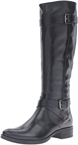 Geox D-Mendi Stivali D, Botas de Montar para Mujer, Negro (Black C9999), 41 EU