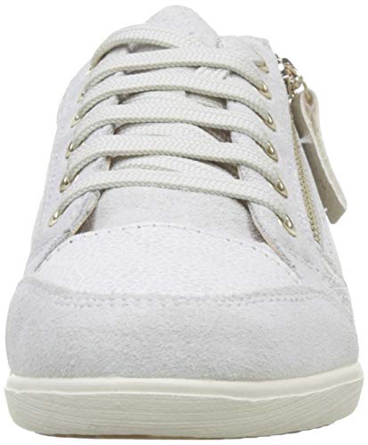 Geox D Myria A, Zapatillas Mujer, Beige (Champagne/Off White Cb51q), 40 EU