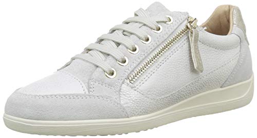 Geox D Myria A, Zapatillas Mujer, Beige (Champagne/Off White Cb51q), 40 EU