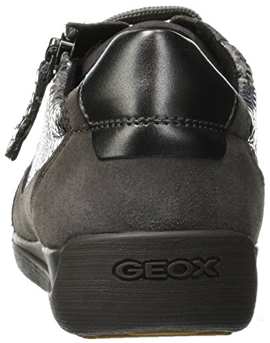 Geox D Myria A, Zapatillas Mujer, (Dk Grey C9002), 38 EU