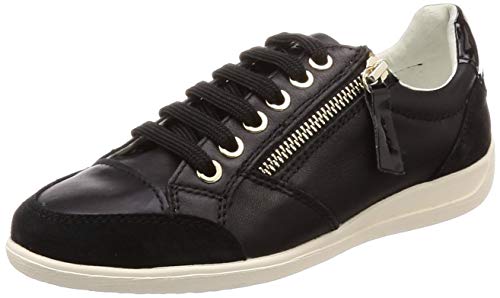 Geox D Myria B, Zapatillas Mujer, Black C9999, 39