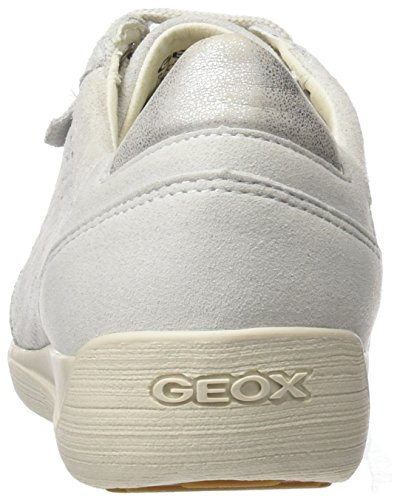 Geox D Myria B, Zapatillas Mujer, Blanco (Off White), 39 EU