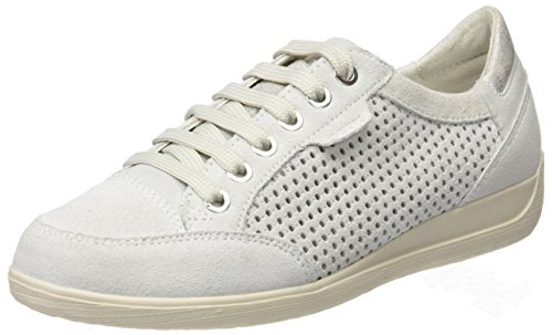 Geox D Myria B, Zapatillas Mujer, Blanco (Off White), 39 EU
