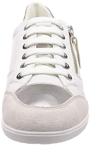 Geox D Myria B, Zapatillas Mujer, Blanco (White C1001), 39 EU
