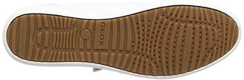 Geox D Myria B, Zapatillas Mujer, Blanco (White C1001), 39 EU