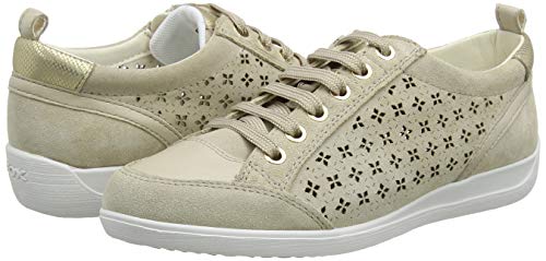 Geox D Myria D, Zapatillas Mujer, Beige (Lt Taupe C6738), 37 EU