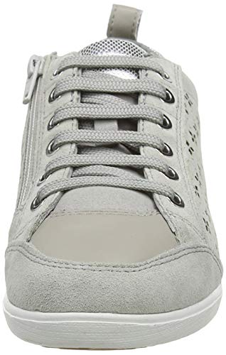 Geox D Myria D, Zapatillas Mujer, Gris (Lt Grey C1010), 38 EU