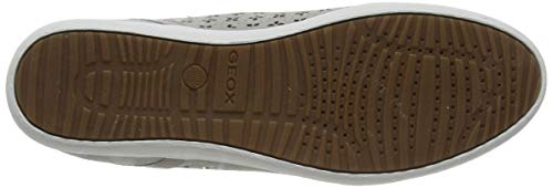 Geox D Myria D, Zapatillas Mujer, Gris (Lt Grey C1010), 38 EU