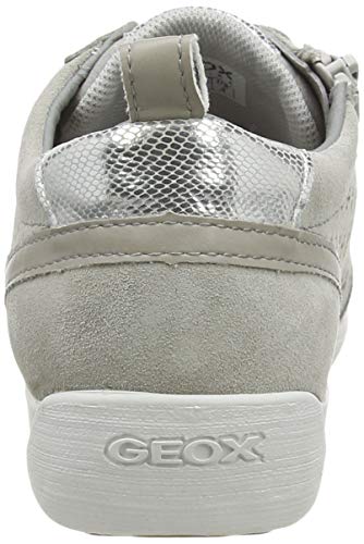 Geox D Myria D, Zapatillas Mujer, Gris (Lt Grey C1010), 38 EU