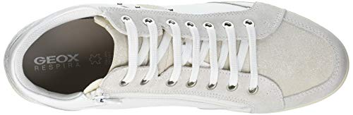Geox D Myria G, Zapatillas Mujer, Color Blanco, 42 EU