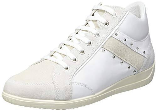 Geox D Myria G, Zapatillas Mujer, Color Blanco, 42 EU