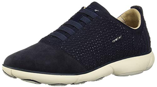 Geox D Nebula C, Zapatillas Deportivas Mujer, Azul (Navy C4002), 37 EU