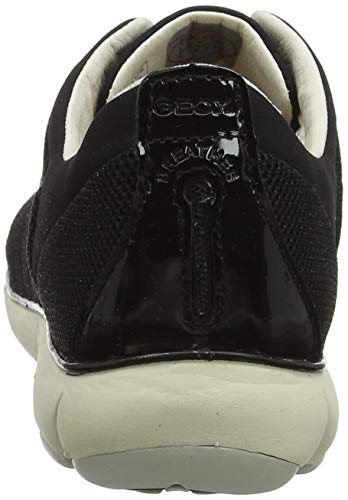 Geox D Nebula C, Zapatillas Mujer, Negro (Gun C1357), 38 EU
